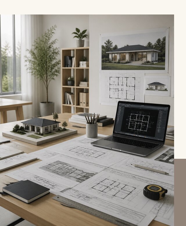 Проект одноэтажного дома с 3 спальнями под ключ в Сочи